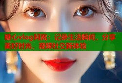 糖心vlog阿离：记录生活瞬间，分享美好时光，视频社交新体验