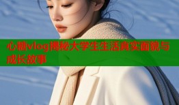 心糖vlog揭秘大学生生活真实面貌与成长故事