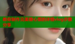 教你制作完美糖心蛋的详细vlog步骤分享