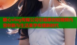 糖心vlog传媒公司引领原创短视频内容创新与生活美学传播新时代
