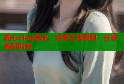 糖心vlog露出，记录生活瞬间，分享美好时光