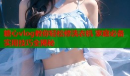 糖心vlog教你轻松修洗衣机 家庭必备实用技巧全揭秘