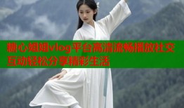 糖心姐姐vlog平台高清流畅播放社交互动轻松分享精彩生活