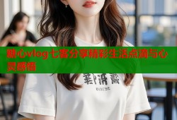 糖心vlog七客分享精彩生活点滴与心灵感悟