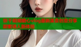饼干姐姐糖心vlog最新美食创意分享甜蜜诱人新体验