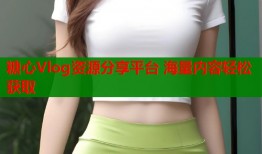 糖心Vlog资源分享平台 海量内容轻松获取