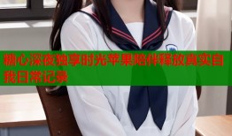 糖心深夜独享时光苹果陪伴释放真实自我日常记录