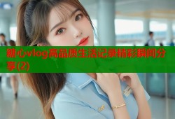 糖心vlog高品质生活记录精彩瞬间分享(2)