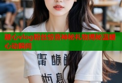 糖心vlog粉丝惊喜神秘礼物揭秘温暖心动瞬间