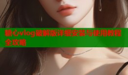 糖心vlog破解版详细安装与使用教程全攻略
