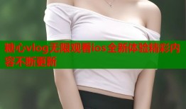 糖心vlog无限观看ios全新体验精彩内容不断更新
