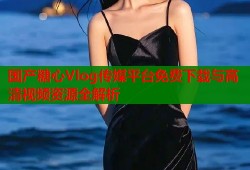 国产糖心Vlog传媒平台免费下载与高清视频资源全解析
