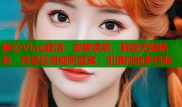 糖心Vlog超清：甜蜜诱惑，解锁无限精彩，尽享丝滑视听盛宴，引爆你的多巴胺