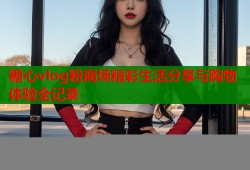 糖心vlog粉商场精彩生活分享与购物体验全记录