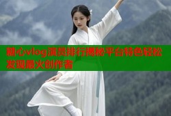 糖心vlog演员排行揭秘平台特色轻松发现最火创作者