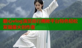 糖心vlog演员排行揭秘平台特色轻松发现最火创作者