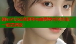 糖心VLOG资源平台跨界整合创作推广一站式体验