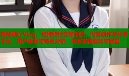 揭秘糖心Vlog：短视频社交新潮流，内容创作与分享平台，用户体验与特色分析，未来发展趋势与展望