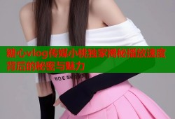 糖心vlog传媒小桃独家揭秘播放速度背后的秘密与魅力