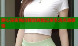 糖心深夜独白释放真我记录生活点滴感悟