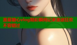 漫展糖心vlog精彩瞬间记录漫迷狂欢不容错过
