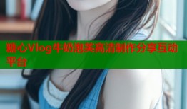 糖心Vlog牛奶泡芙高清制作分享互动平台