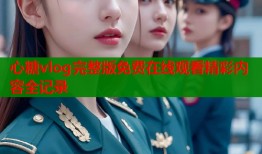 心糖vlog完整版免费在线观看精彩内容全记录