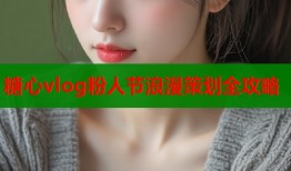 糖心vlog粉人节浪漫策划全攻略