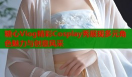 糖心Vlog精彩Cosplay秀展现多元角色魅力与创意风采