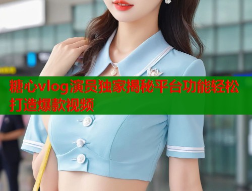 糖心vlog演员独家揭秘平台功能轻松打造爆款视频
