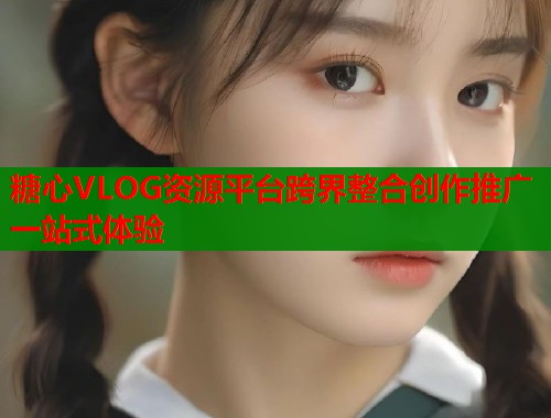 糖心VLOG资源平台跨界整合创作推广一站式体验