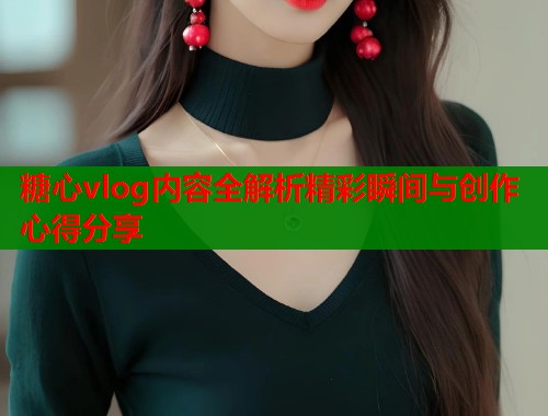 糖心vlog内容全解析精彩瞬间与创作心得分享